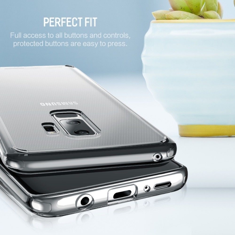 Ốp Lưng Viền Màu Samsung S9 Hiệu Rock Pure Chính Hãng giúp bảo vệ hoàn toàn điện thoại đặt biệt là camera của máy, ngoài ra chiếc ốp lưng còn được thiết kế dưới dạng trong suốt giúp không mất đi vẻ đẹp vốn có của điện thoại.